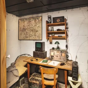 Aménagement muséal des bureaux du mémorial 39-45 du fort d'Aleth