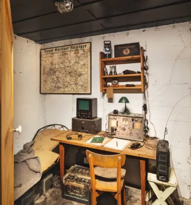 Aménagement muséal des bureaux du mémorial 39-45 du fort d'Aleth