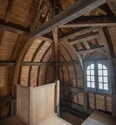 Réhabilitation de la charpente d'un appartement monument historique à Rennes